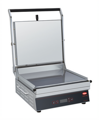 Hatco Single Flat-Plate Commercial Panini Grill with Digital Controls, 500°F