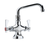 Krowne Royal Series 16-306L Single-Hole Deck-Mount Pantry Faucet — 6-Inch Swing Spout, Polished Chrome, Low-Lead