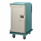 Thumbnail image #2 for Cambro MDC1418T16401 Insulated 2-Compartment Meal Delivery Cart, 16-Tray Capacity, Fits 14 x 18 Inch Trays