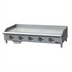 Thumbnail image #1 for Black Diamond 60-Inch Heavy Duty Thermostatic Gas Griddle, Countertop, 5 Burner, Smooth Steel Plate