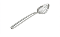 Miramar Contemporary Style Stainless Steel 2 oz. Slotted Oval Serving Spoon