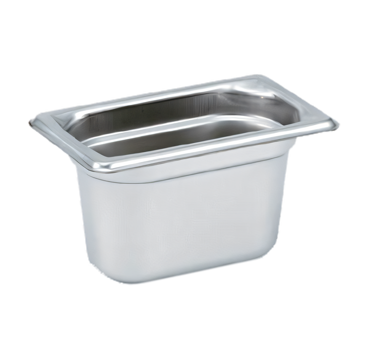 Product image #1 for Vollrath Super Pan 3 1/9 GN Solid Hotel Pan, 4 Inch Deep, 0.9 Qt, 300 Series Stainless Steel