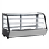 Thumbnail image #1 for Omcan 48-Inch Countertop Full-Service Refrigerated Display Case with Curved Glass Front, 7.13 Cu. Ft.