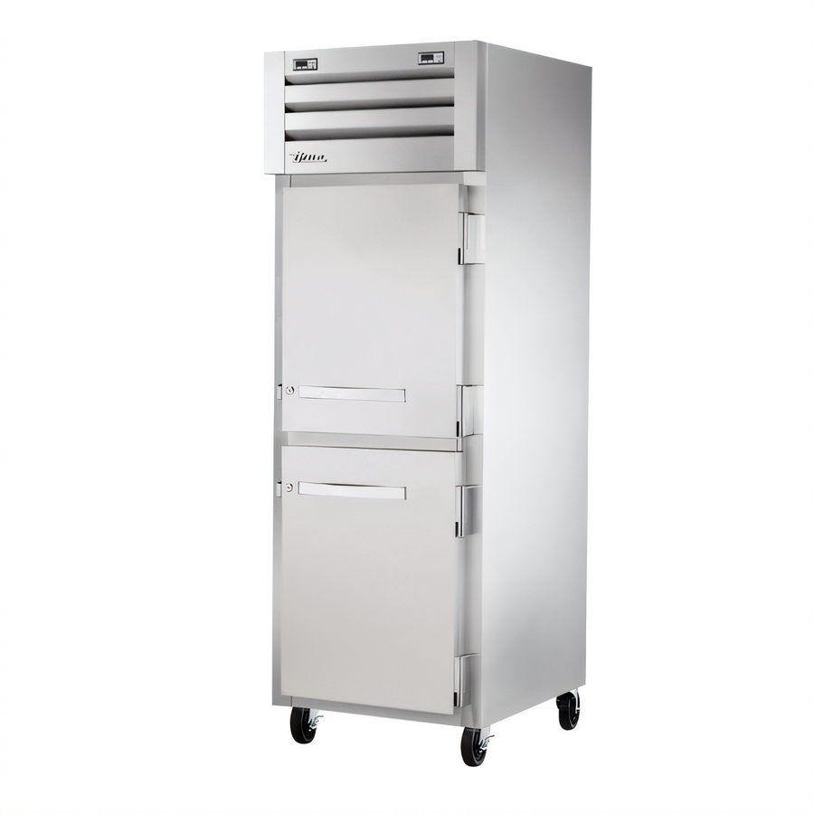Product image #1 for True SPEC SERIES One-Section Dual-Temperature Reach-In Refrigerator/Freezer with 2 Half Doors and Top-Mounted Compressor