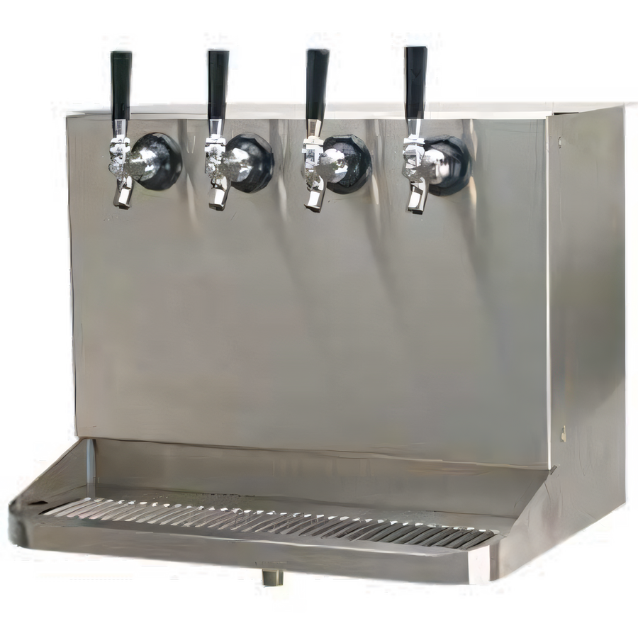 Product image #1 for Micro Matic USA SB420-KR 4-Faucet Underbar Glycol-Cooled Draft Beer Dispenser with Drip Tray