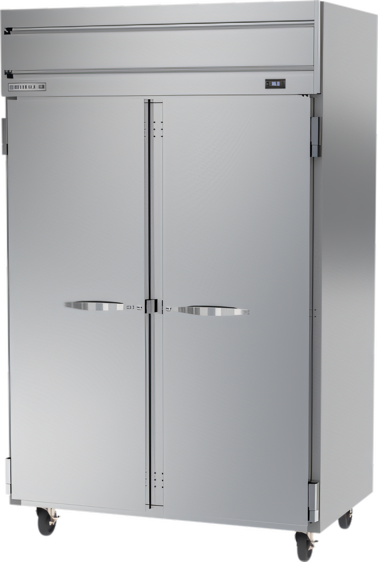 Product image #1 for Beverage-Air Horizon Series Two-Section Reach-In Refrigerator, 45.2 Cu. Ft., Top-Mounted Self-Contained, Solid Hinged Doors