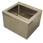 Thumbnail image #1 for Serv-Ware 25-Inch Floor Mounted Stainless Steel Mop Sink with Drain Basket