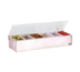 Thumbnail image #1 for Vollrath Kondi-Keeper Stainless Steel Open-Bottom Condiment Dispenser, 6 Pint, Standard Lid