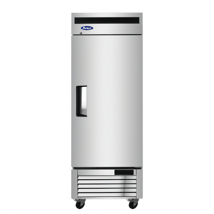 Product image #1 for Atosa MBF8531GR One-Section Reach-In Freezer, 12.57 Cu. Ft., Bottom-Mount Self-Contained, Right-Hinged Solid Door