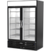 Thumbnail image #1 for Beverage-Air MarketMax Dual-Temp Reach-In Wine Merchandiser, 2-Section, 52 Inch, Self-Contained Bottom Mount, Black Exterior