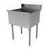 Thumbnail image #1 for Advance Tabco Square Corner 1-Compartment Scullery Sink, 24