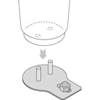 Thumbnail image #1 for RATIONAL 87.00.808S Unit Leg Fixing Repair Kit, 4-Piece, for SelfCookingCenter and CombiMaster Plus Models 61/62/101/102