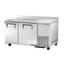 Thumbnail image #1 for True 60.25-Inch Two-Section Deep Worktop Refrigerator with Stainless Steel Top and Rear Splash