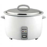 Adcraft Electric Countertop Rice Cooker, 25-Cup Capacity, 120V