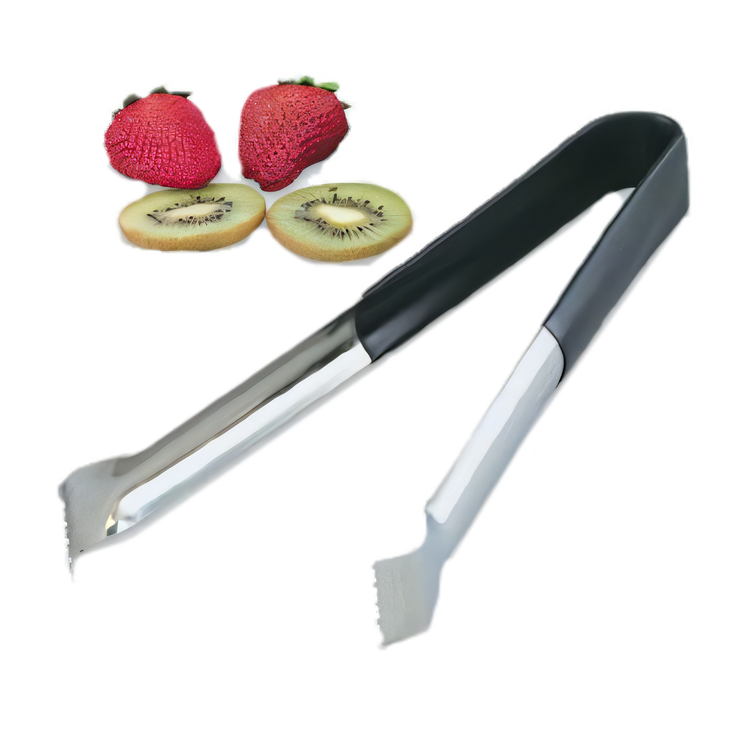 Product image #1 for Vollrath Kool-Touch 12-Inch Heavy Duty Stainless Steel Pom Tongs with Black Insulated Coating