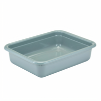 Cambro Cambox® 15 x 20 Flat-Bottom Single-Compartment Bus Box, Light Gray