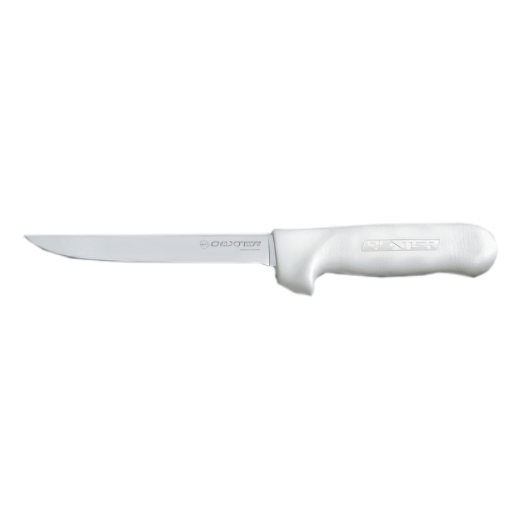 Product image #1 for Dexter Russell Sani-Safe 6-Inch Flexible Boning Knife, Stain-Free High-Carbon Steel, White Polypropylene Handle