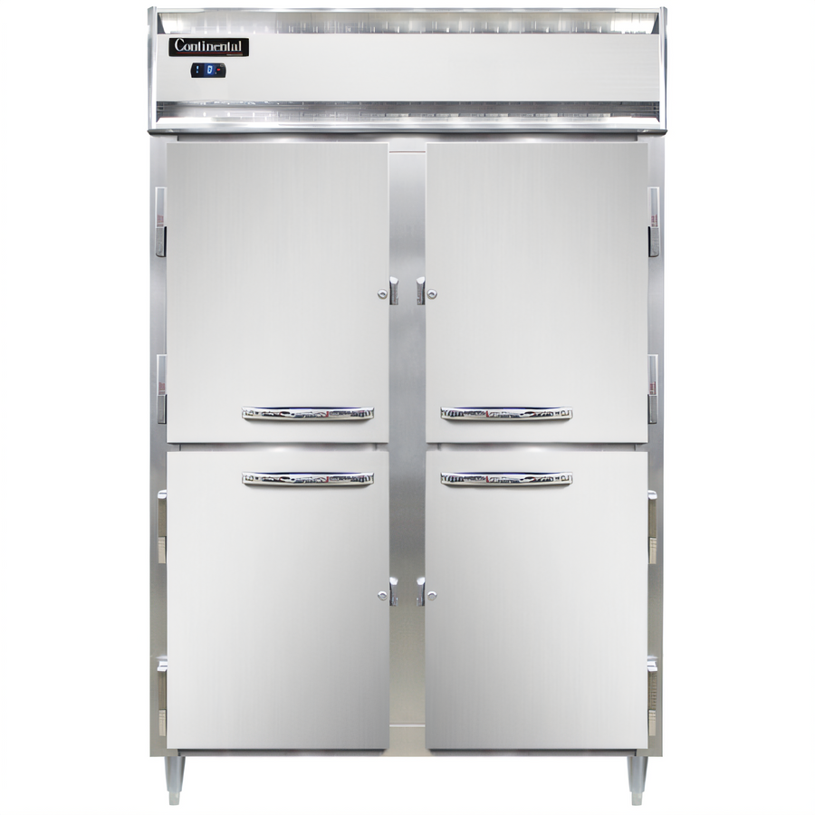 Product image #1 for Continental Refrigerator D2FSNSSHD Designer Line Two-Section Shallow Depth Reach-In Freezer
