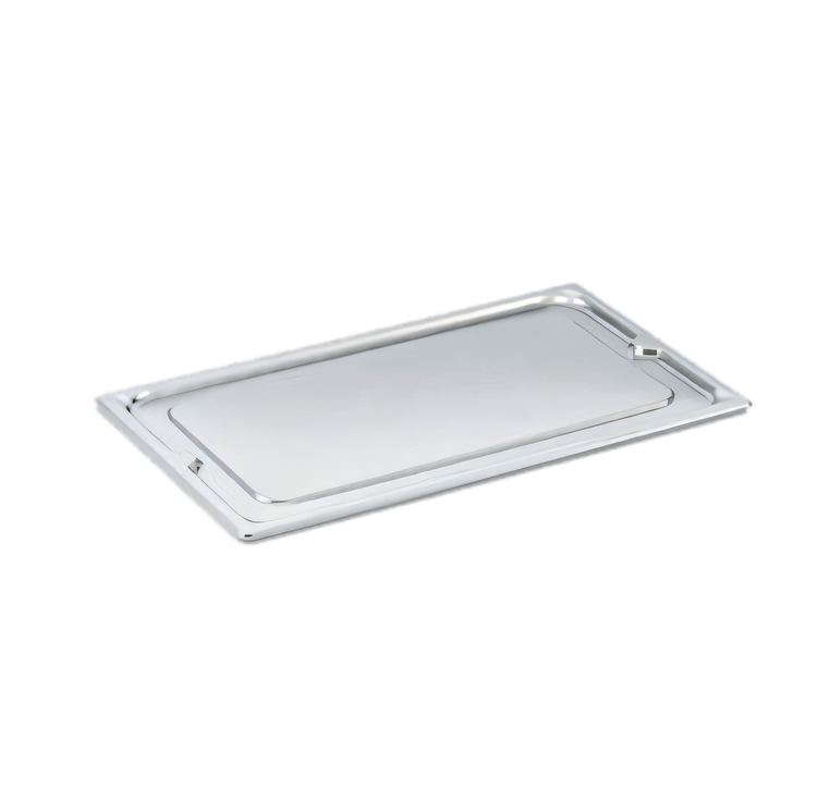Product image #1 for Vollrath Super Pan 3 1/1 GN Flat Solid Stainless Steel Cook-Chill Food Pan Cover, Without Handles