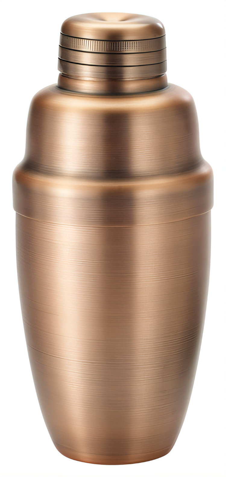 Product image #1 for After 5 16 oz 3-Piece Heavyweight Stainless Steel Cocktail Shaker Set, Antique Copper Finish