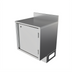 Thumbnail image #1 for BK Resources Call Series Flat Top Underbar Cabinet with Hinged Locking Door, Pedestal Base, 24 x 21 Inches
