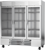 Thumbnail image #1 for Beverage-Air Vista Series 3-Section Glass Door Bottom-Mount Reach-In Refrigerator