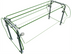 Thumbnail image #1 for Hatco Flav-R-Shield ES92 Double-Sided Self-Service Sneeze Guard, 48-Inch Wide