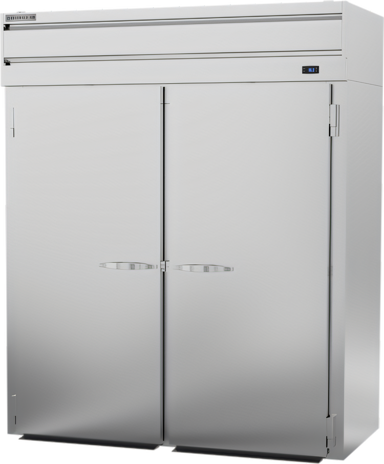 Product image #1 for Beverage-Air P-Series 2-Section Roll-In Refrigerator, Top-Mount Self-Contained, 70.84 Cu. Ft., Solid Doors