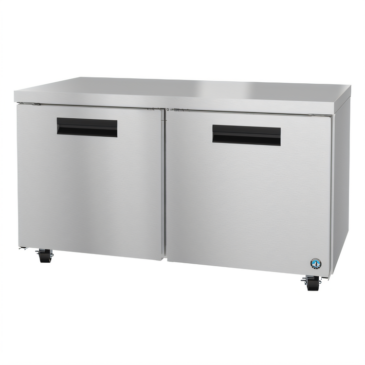 Product image #1 for Hoshizaki Steelheart UR60B 60-Inch Two-Section Undercounter Reach-In Refrigerator