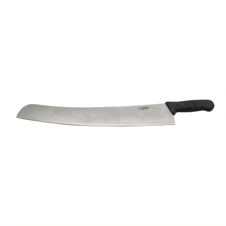 Product image #1 for Winco 18-Inch Stainless Steel Pizza Knife with Black Polypropylene Handle
