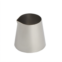 Evolution 2.5 oz Stainless Steel Round Unhandled Creamer