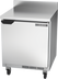 Thumbnail image #1 for Beverage-Air WTR27HC-FIP 27-Inch Shallow Depth Worktop Refrigerator, 1 Section, Solid Door, Foamed-In-Place Backsplash