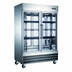 Thumbnail image #1 for Black Diamond 2-Section Glass Door Reach-In Freezer, 48 Cu. Ft.