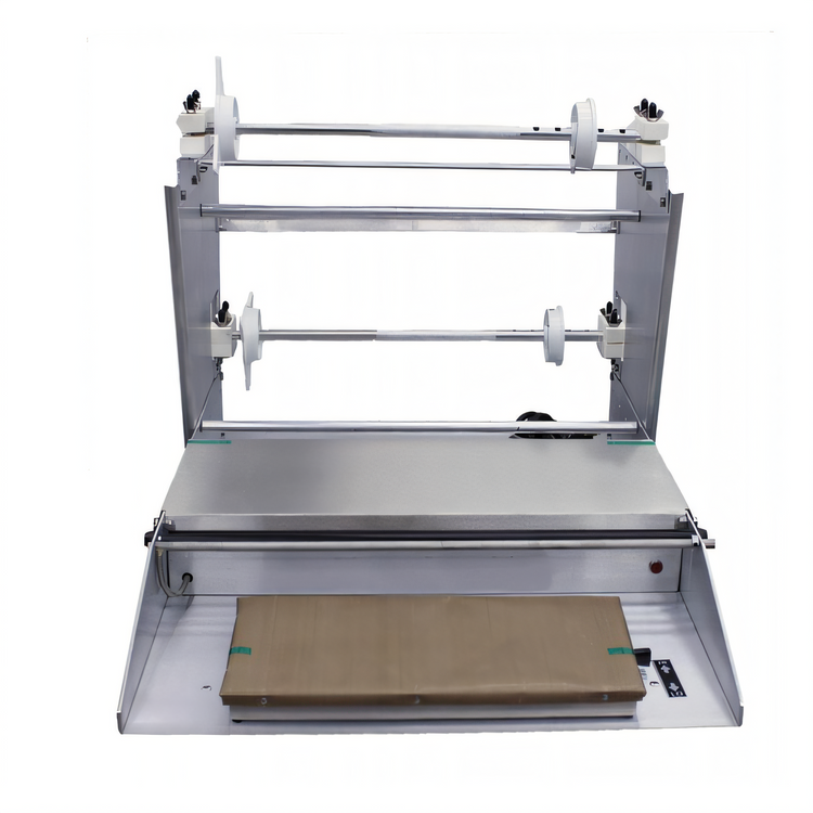 Product image #1 for Countertop Food Wrapping Machine with Two-Roll Mounting Axle and 6 x 15 Inch Hot Plate