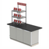 Thumbnail image #1 for Metro2Go Countertop To-Go Order Pick-Up Station with Sign and 3 Shelves
