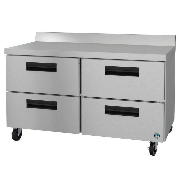 Product image #1 for Hoshizaki Steelheart 60-Inch Two-Section Worktop Refrigerator with 4 Drawers, 15.1 Cu. Ft.