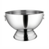 Thumbnail image #1 for Winco Stainless Steel 3-1/2 Gallon Tapered Punch Bowl with Ring Handles and Footed Base