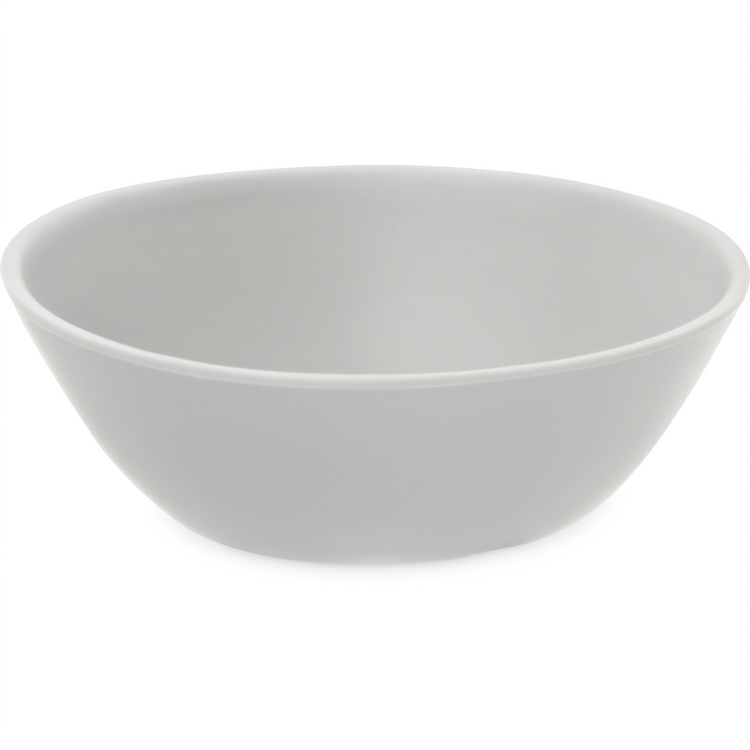 Product image #1 for Carlisle Ridge 8 oz Freeform Melamine Bouillon Bowl, 4-1/2 Inch, Cement, Matte Finish