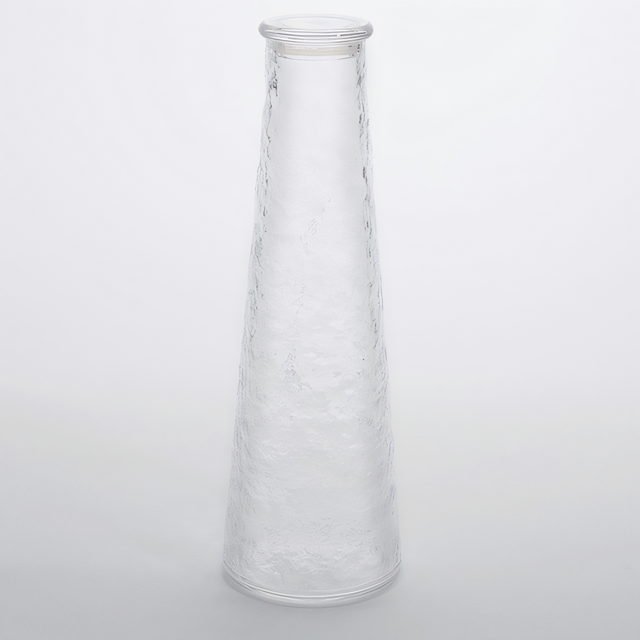Product image #1 for American Metalcraft 34 oz Clear Pebbled Plastic Water Bottle with Cap
