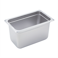 Winco Quarter-Size 6-Inch Deep Solid Anti-Jamming Steam Table Pan, 24 Gauge
