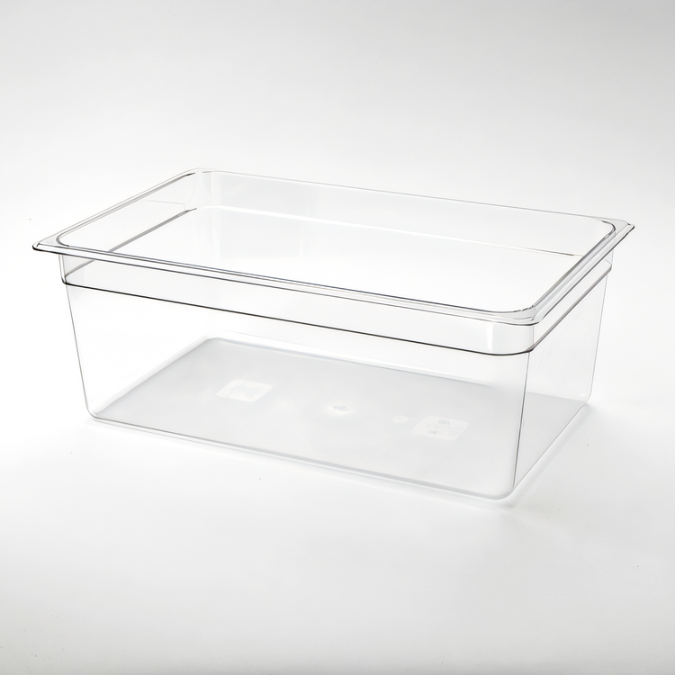 Product image #1 for American Metalcraft Full-Size Clear Polycarbonate Beverage Tub Insert