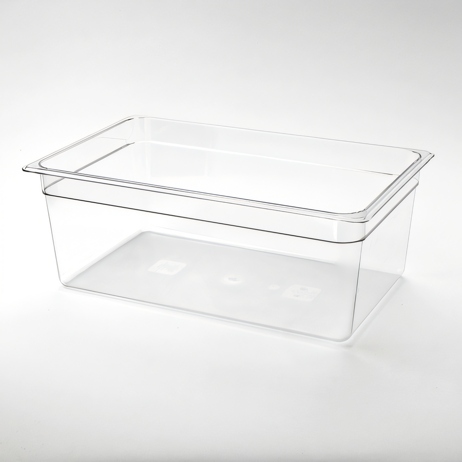 Product image #1 for American Metalcraft Full-Size Clear Polycarbonate Beverage Tub Insert