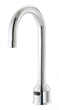 Krowne Royal Series Single-Hole Deck-Mount Electronic Sensor Faucet with 6-Inch Gooseneck Spout