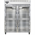 Thumbnail image #1 for Continental Refrigerator 2FENSAGDHD Extra-Wide 50 cu. ft. Two-Section Reach-In Freezer with Half-Height Glass Doors