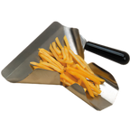 Thumbnail image #1 for American Metalcraft FFSR1 Right-Handed Stainless Steel French Fry Scoop with Plastic Handle Case of 24