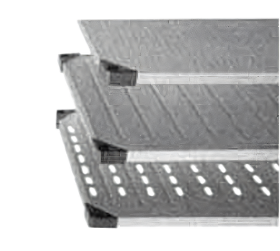 Product image #1 for Metro Super Erecta 48" x 18" Louvered Embossed Stainless Steel Shelf with Ship's Edge