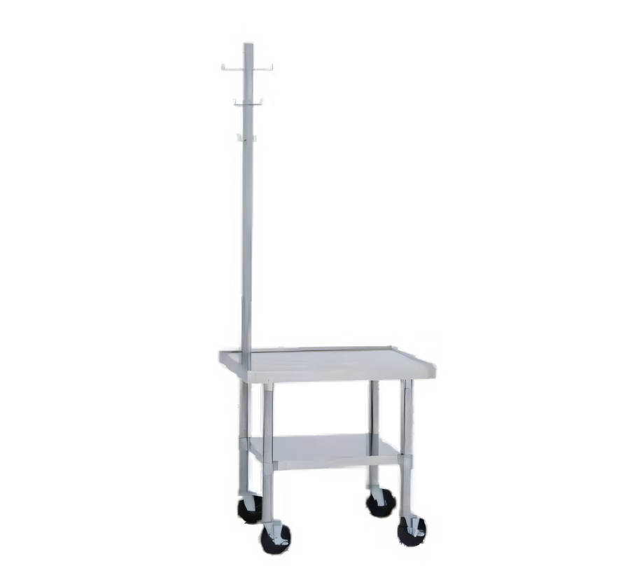 Product image #1 for Duke 30" x 30" Stainless Steel Mixer Stand with Adjustable Undershelf
