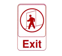 Vollrath 5609 Health Signage & Messaging