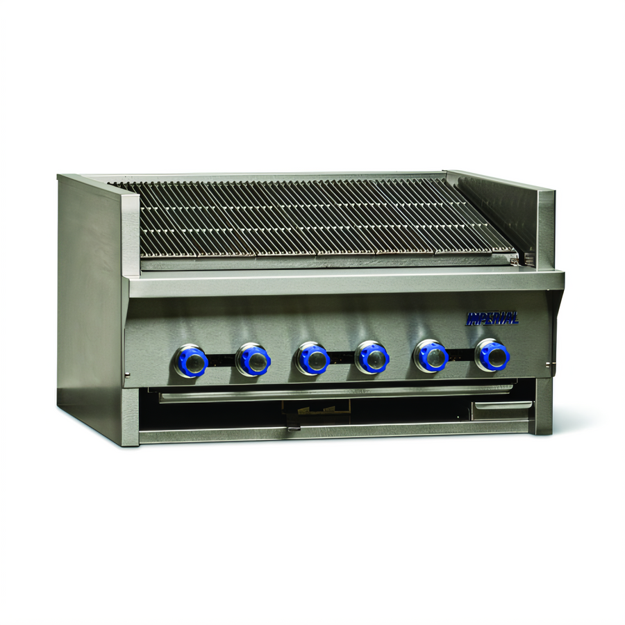 Product image #1 for Steakhouse IAB-36 36-Inch Gas Countertop Charbroiler with 6 Radiant Burners