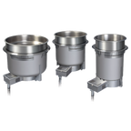Thumbnail image #1 for Hatco HWBH-7QT Drop-In Round Uninsulated Heated Well, 7 Quart, Remote Thermostat, Wet/Dry, Without Drain